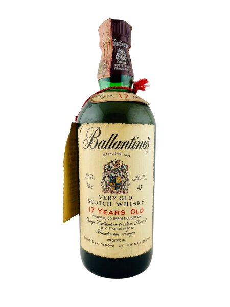 Ballantines 1970s 17 Jahre Alt Spirit Import