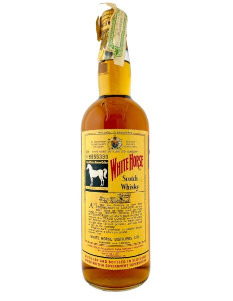 White Horse 1960s Scotch Whisky Spring Cap