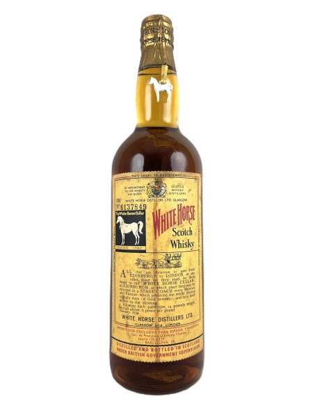 White Horse 1960s Scotch Whisky Spring Cap