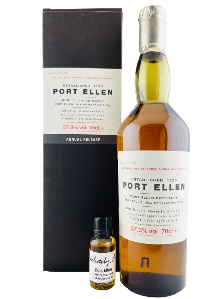 Port Ellen 1979 24 Jahre Alt 3rd Release + 2cl Sample