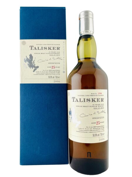 Talisker 25 Jahre Alt Cask Strength 2006 Release