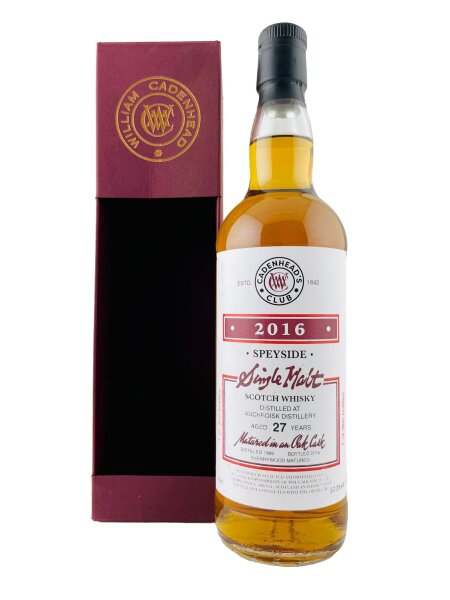 Auchroisk 1989 27 Year Old Cadenheads Club