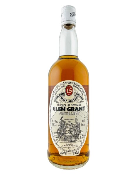 Glen Grant 1980s 15 Jahre Alt 100 Proof Licensed Bottling