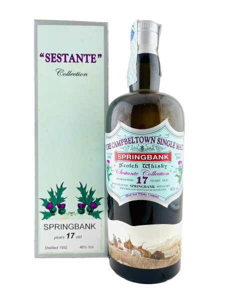 Springbank 1992 17 Year Old Sestante Collection
