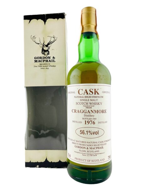Cragganmore 1976 Natural High Strength Sestante Import