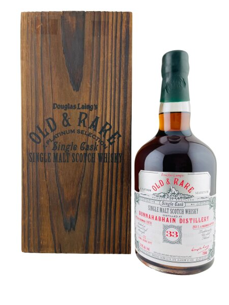 Bunnahabhain 1978 33 Jahre Alt The Platinum Selection Old & Rare