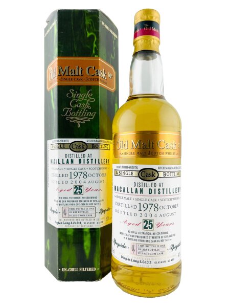 Macallan 1978 25 Year Old - Old Malt Cask
