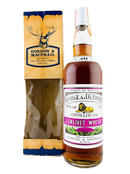 Glenlivet 1946 40 Year Old George & J.G. Smiths
