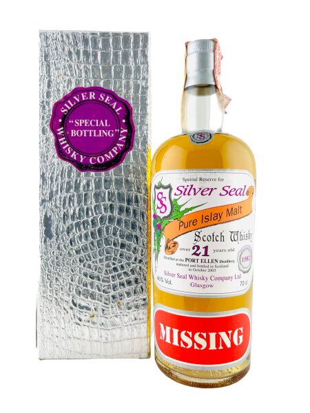 Port Ellen 1982 21 Jahre Alt Missing Silver Seal