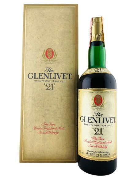 Glenlivet 1980s 21 Jahre Alt Seagram Italia Import