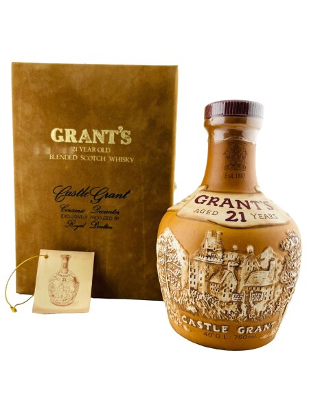Grants 1980s 21 Year Old Royal Doulton Decanter