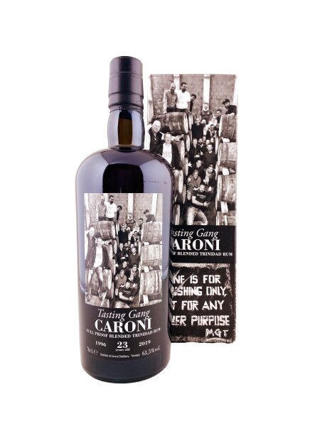 Caroni 1996 23 Jahre Alt Tasting Gang Full Proof 38th Release