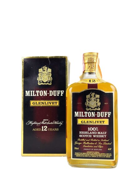 Miltonduff 1970s 12 Jahre Alt Spirit Import