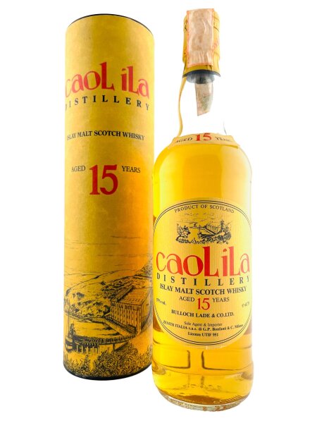 Caol Ila 1980s 15 Year Old Bulloch Lade Zenith import