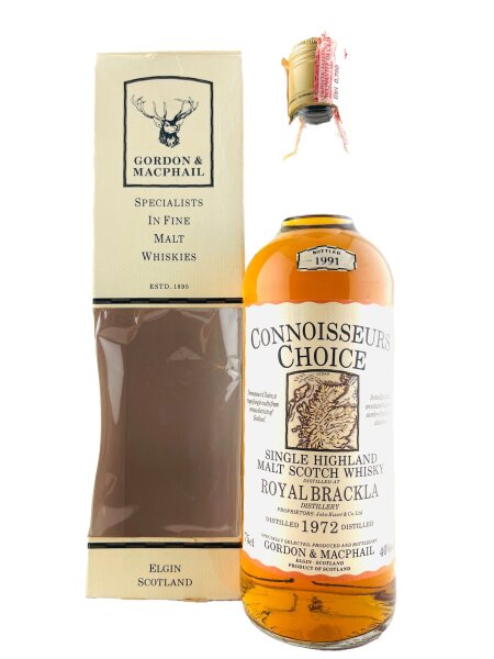 Royal Brackla 1972 - 1991 Connoisseurs Choice