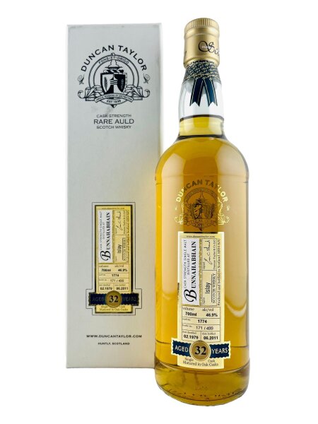 Bunnahabhain 1979 32 Jahre Alt Rare Auld