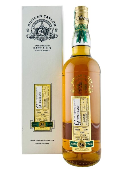 Glen Grant 1974 36 Year Old Rare Auld