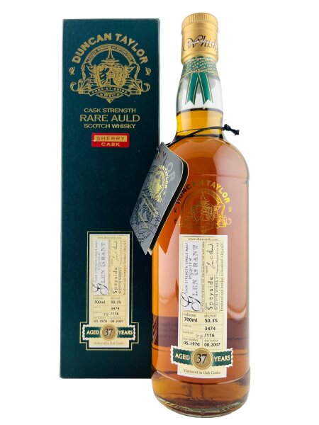 Glen Grant 1970 37 Jahre Alt Rare Auld Sherry Cask
