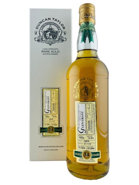 Glen Grant 1974 34 Jahre Alt Rare Auld