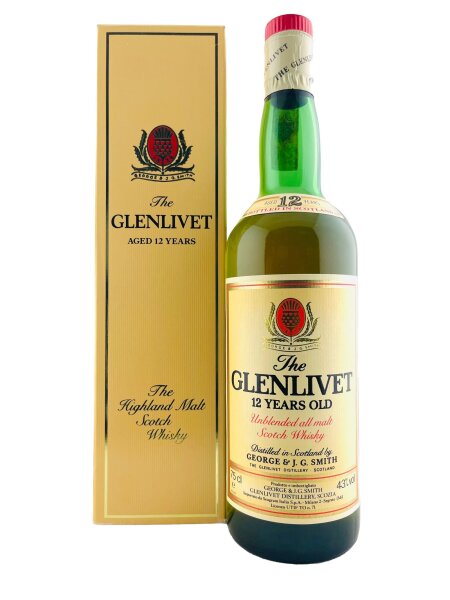 Glenlivet 1980s 12 Jahre Alt Unblended Seagram Import
