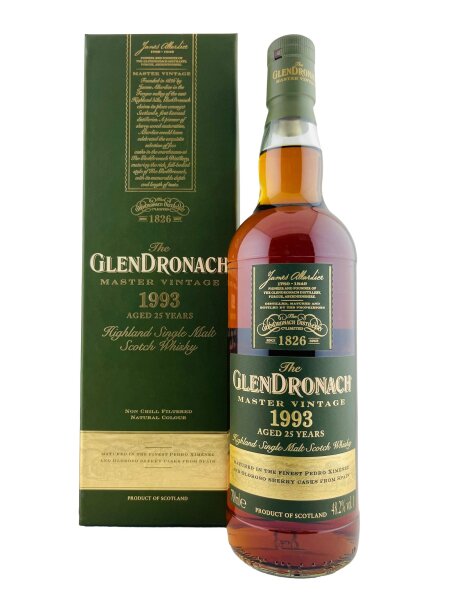 Glendronach 1993 25 Year Old Master Vintage