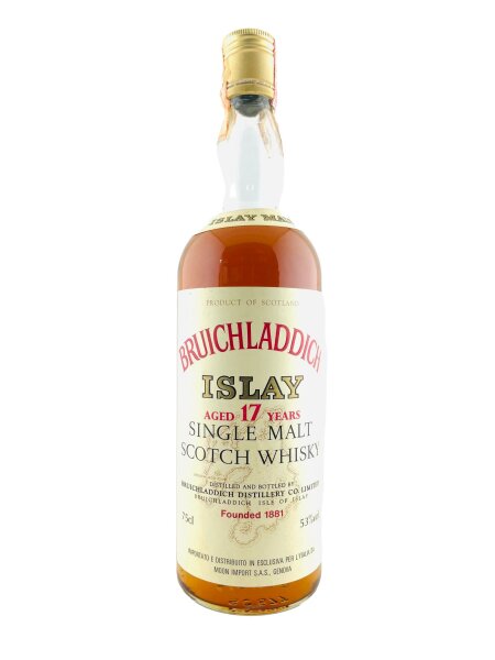 Bruichladdich 1980s 17 Jahre Alt Cask Strength Moon Import
