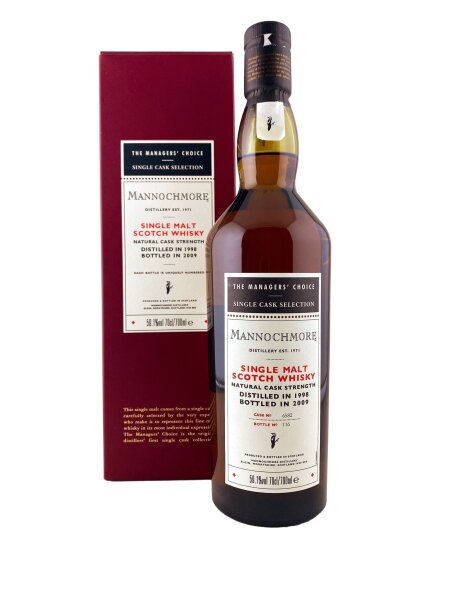 Mannochmore 1998 Managers Choice