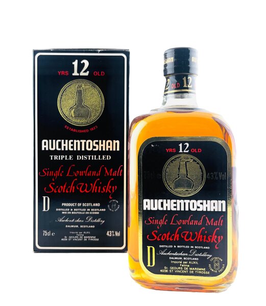 Auchentoshan 1980s 12 Year Old Import Auxil
