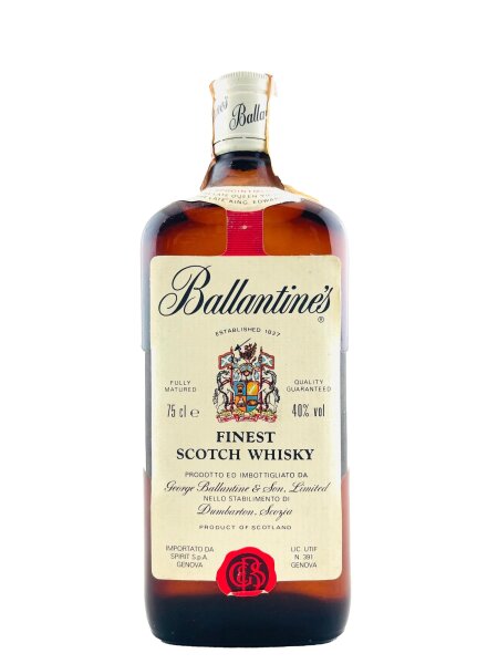 Ballantines 1980s Finest Scotch