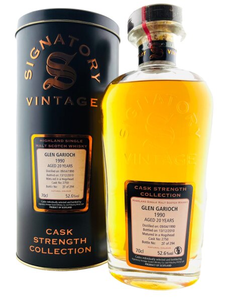 Glen Garioch 1990 20 Jahre Alt Cask Strength Collection