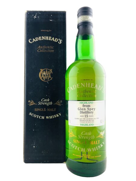 Glen Spey 1981 15 Jahre Alt Authentic Collection