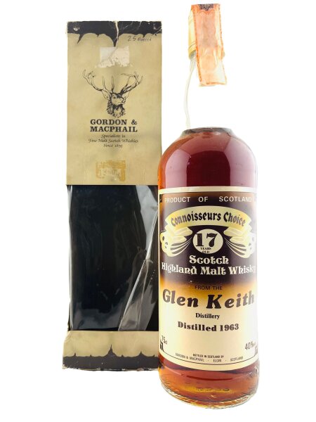 Glen Keith 1963 17 Jahre Alt Connoisseurs Choice