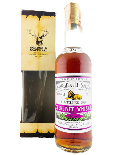 Glenlivet 1939 48 Jahre Alt George & J.G. Smith
