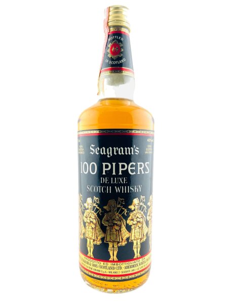 Seagrams 100 Pipers 1970s