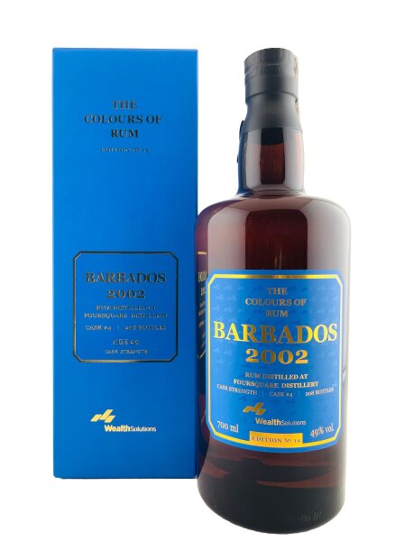 Foursquare 2002 20 Year Old Colours of Rum Edition No.19