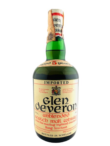 Glen Deveron 1960s 5 Jahre Alt Stefanini Import