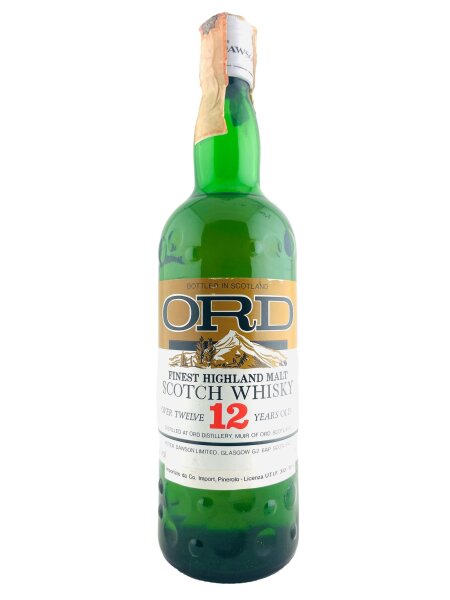 Glen Ord 1970s 12 Year Pinerolo Import by Peter Dawson