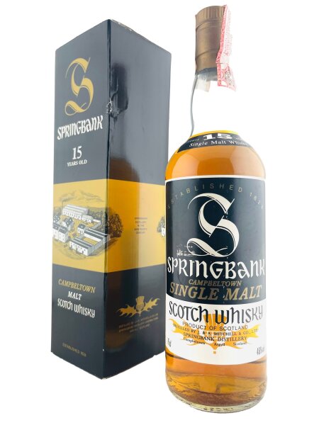 Springbank 1980s 15 Jahre Alt Sestante Import