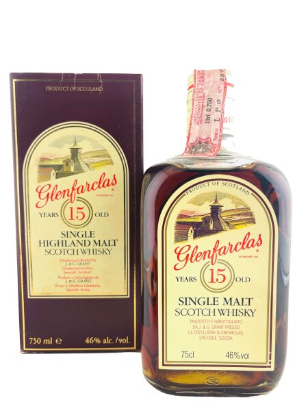 Glenfarclas 1980s 15 Jahre Alt Averna Import