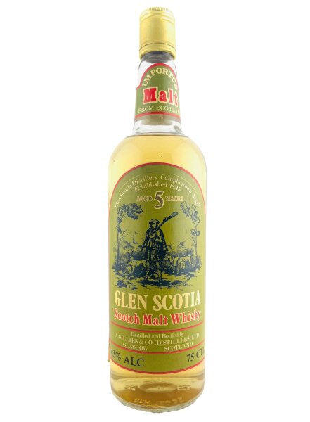 Glen Scotia 1970s 5 Jahre Alt Scoma Import