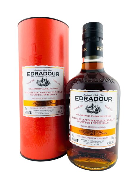 Edradour 2000 21 Jahre Alt Oloroso Cask Finish