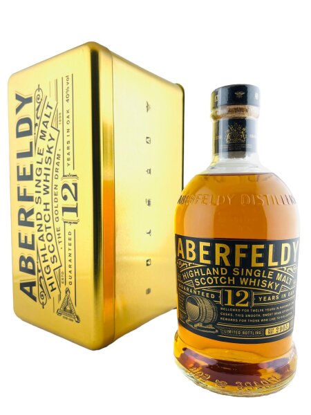 Aberfeldy 12 Year Old Gold Box