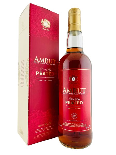 Amrut Peated Single Port Pipe #3881 LMDW 60th Anniversary