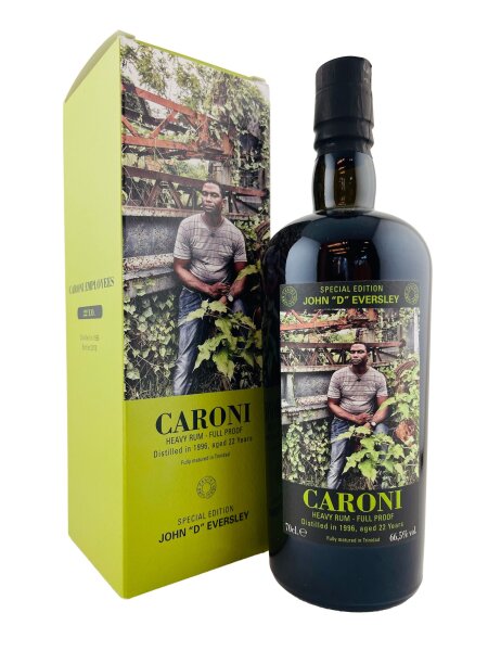 Caroni 1996 Velier Full Proof Heavy Employees 1st Release John "D" Eversly