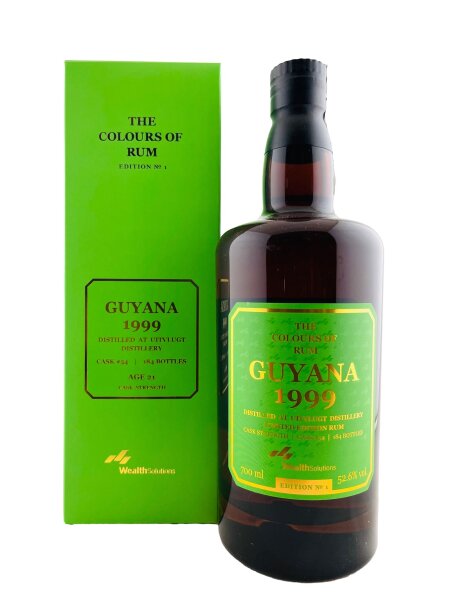 Uitvlugt 1999 21 Year Old Colours of Rum Edition No.1