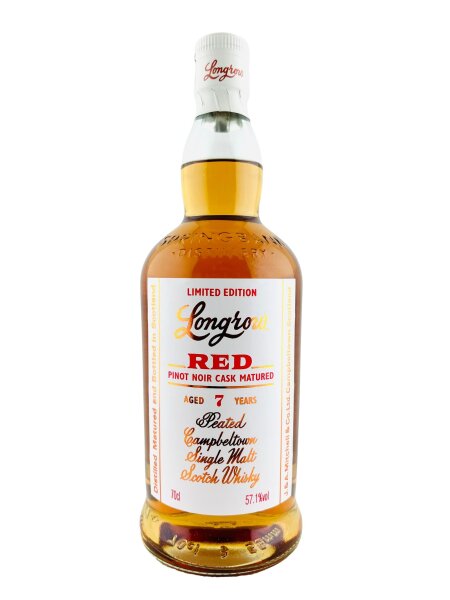 Longrow Red 7 Jahre Alt Pinot Noir Cask Limited Edition