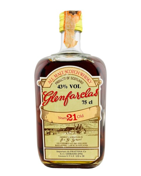 Glenfarclas 1980s 21 Jahre Alt Frattina Import
