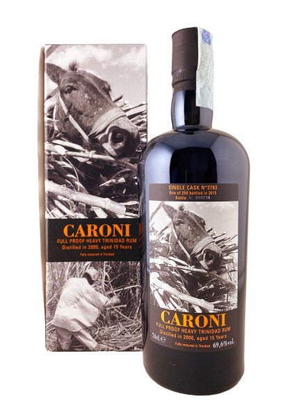 Caroni 2000 Velier 15 Jahre Alt Single Cask Heavy #3783