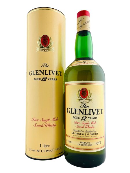 Glenlivet 1980s 12 Jahre Alt 1L