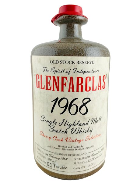 Glenfarclas 1968 Old Stock Reserve Decanter